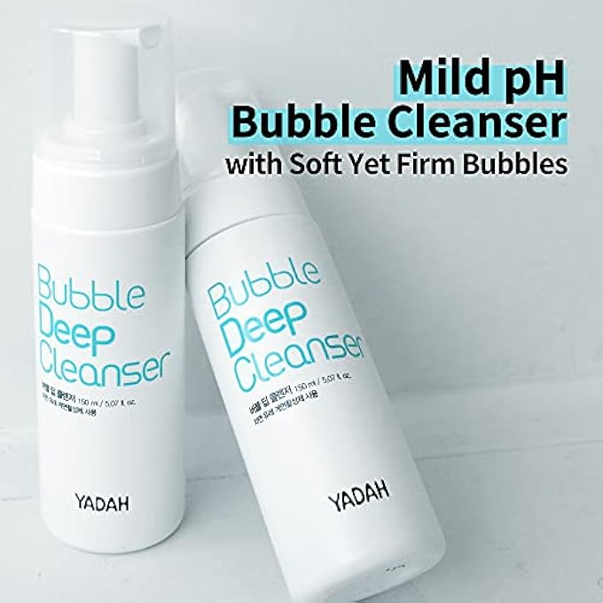 YADAH BUBBLE DEEP CLEANSER 150ML (5.07FL.OZ.) - FACIAL SKIN MOISTURIZING WITH CACTUS EXTRACT - Image 2